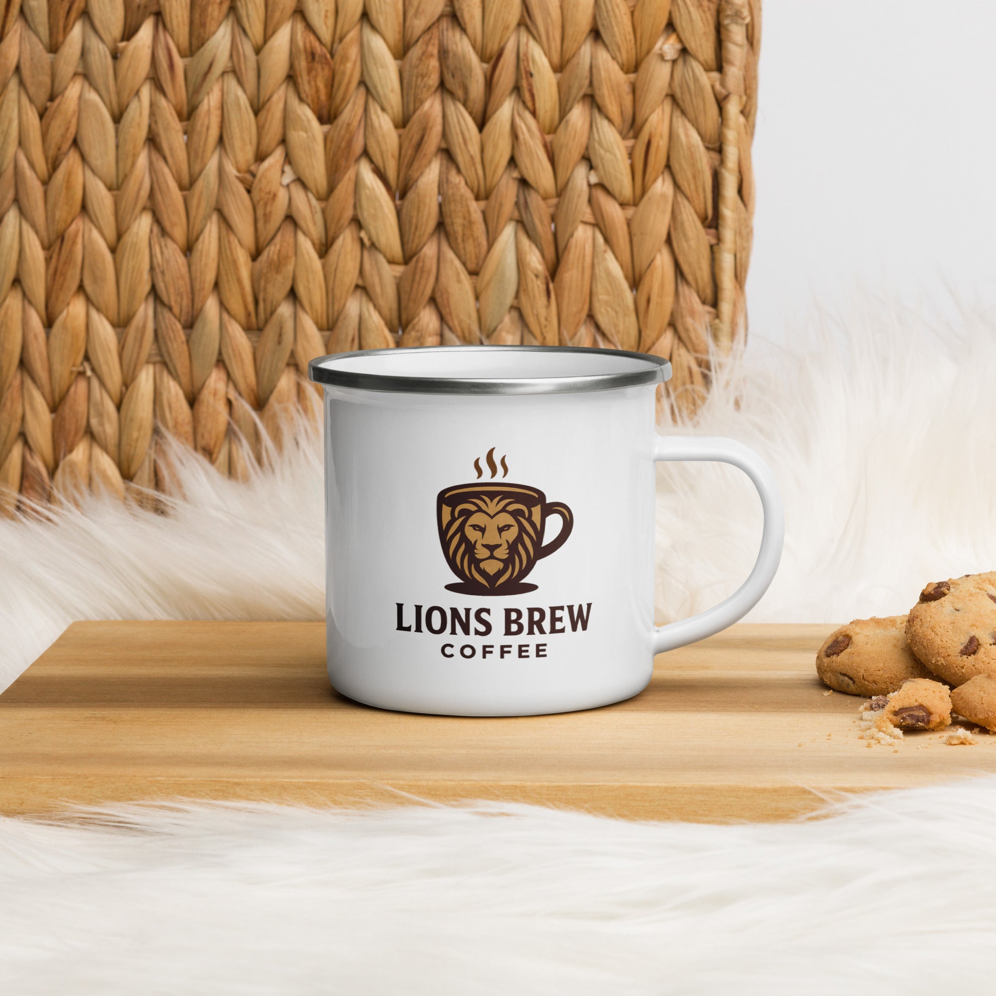 Enamel Mug: Lightweight, Durable, Perfect for Camping & Home – Lions Brew  Coffee